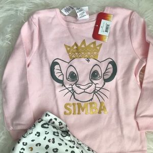 🌟3/$25 SALE🌟 NWT Disney Store Simba Pyjamas - 2T